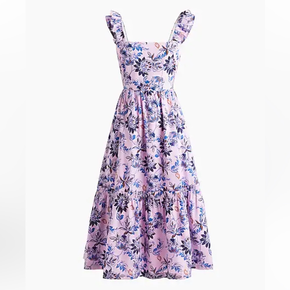 New! Jcrew smoky lilac summer dress